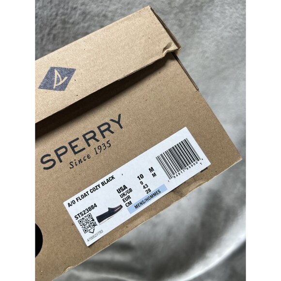 Sperry Men's Black Authentic Original Float Slip-on Boat Shoes Size 10M - Picture 7 of 7